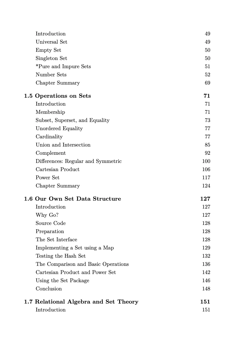 Table of Contents page 2