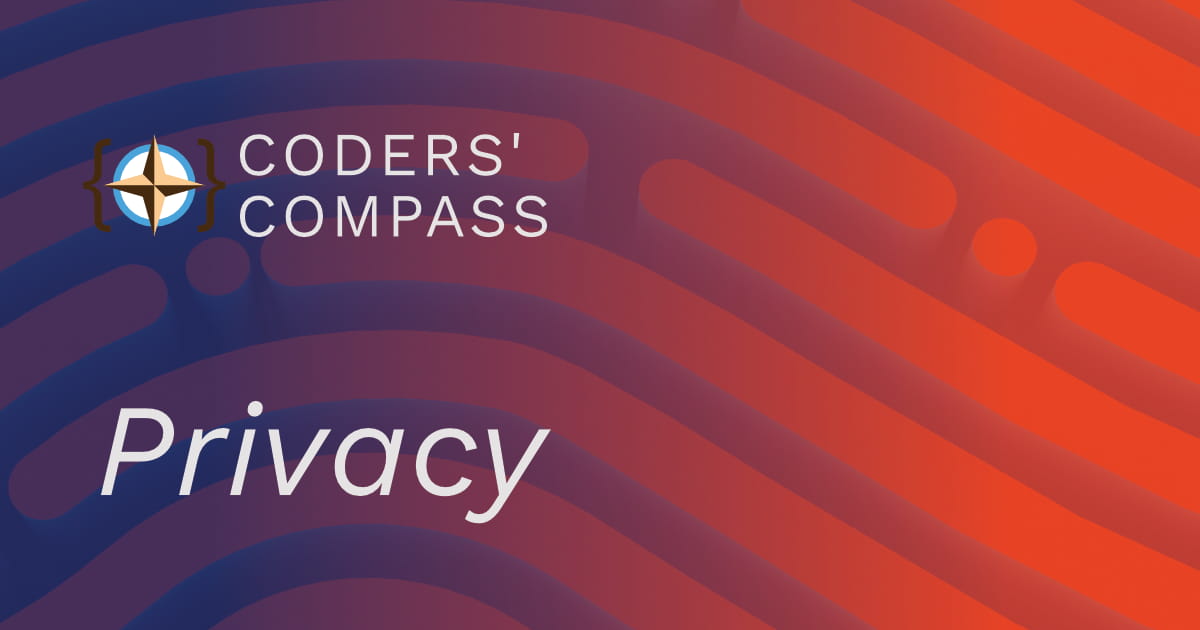 How Coders' Compass Publishing collects, uses, and protects your personal data. | Preview Image | Coders' Compass Publishing
